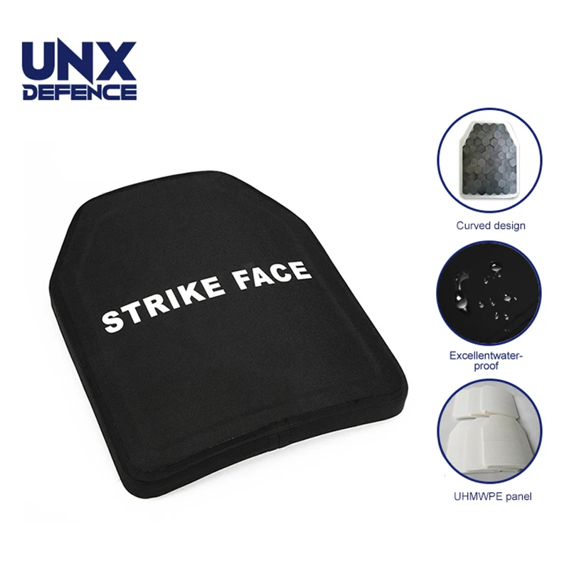 

UnxDefence UHMWPE 10*12Inch Placas Balisticas Nivel 3 Ballistic Bulletproof plate NIJ Level 3 Body Armor Panel Bulletproof Vest