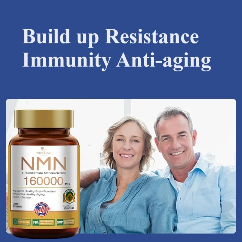 

Original USA Nicotinamide Mononucleotide Capsules Promote Health Protect Oxidative Damage Fight Aging Symptoms Health FDA Food