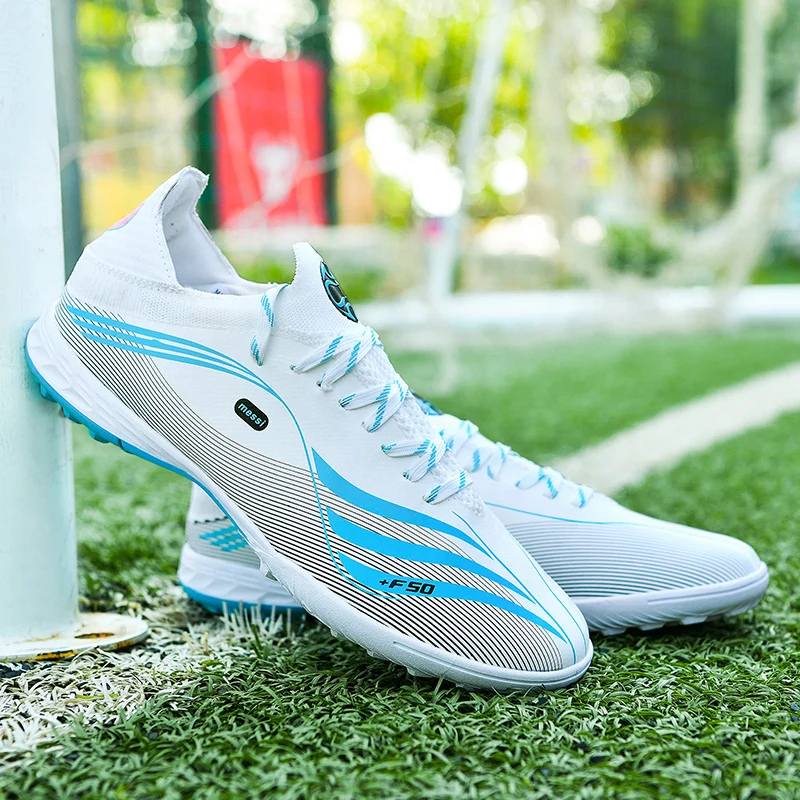 Men's Football Shoes Non-Slip Shoes Professional Training TF/FG Futsal Football Shoes Sports Children's Grass Football Sneakers