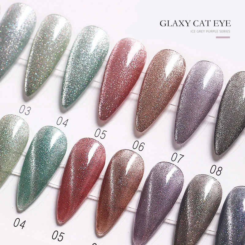 

9 Colors Cat Eye Gel Nail Polish 8ml Soak Off Uv Semi Permanent Varnish Gel for Manicure Magnetic Glitter Nail Art Gel Lacquer