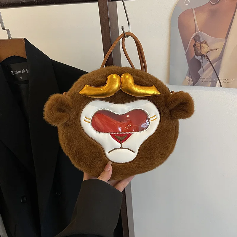 Wukong плюшевая прозрачная сумка через плечо Mythical Monkey King Journey To The West Game Qitian Big Saint Doll Bag