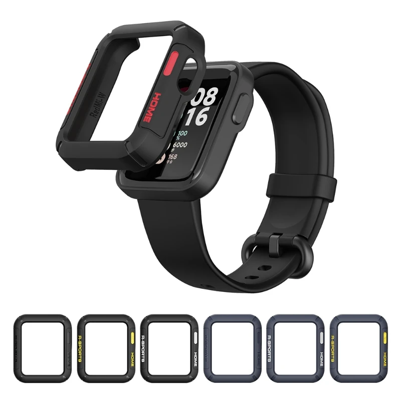 

TPU Protective for shell Scratch Proof for Case Replacement Protector Frame for mi Watch Lite Scratch-resist