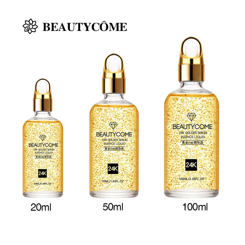 

24K Gold Nicotinamide Face Serum Hyaluronic Acid Replenishment Moisturize Shrink Pore Brighten Skin Care Firming Facial Essence