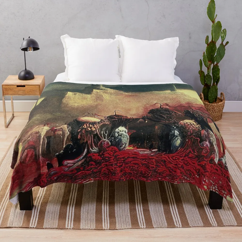 Одеяло без названия-unknown-place-zdzislaw-beksinski тонкие свободные мягкие плюшевые