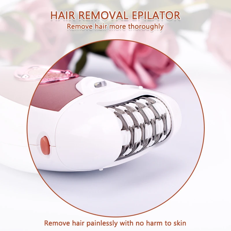 2 в 1 водонепроницаемый Электрический женский эпилятор | Бытовая техника