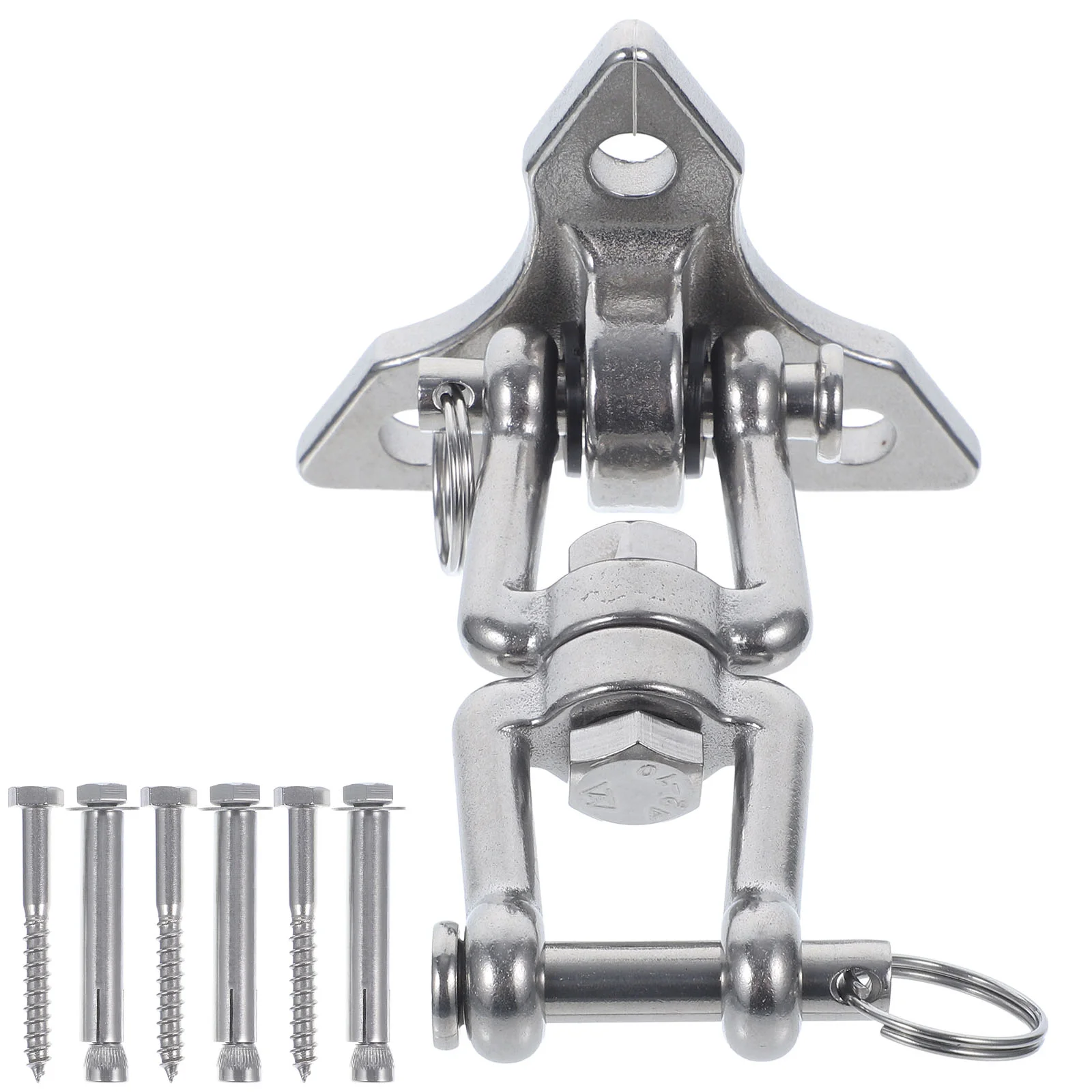 

Swing Hook Kit Hammock Hanging Ceiling Chair Swivel Bearings Bracket Heavy Duty Porch Steel Stainless Hanger Sandbag