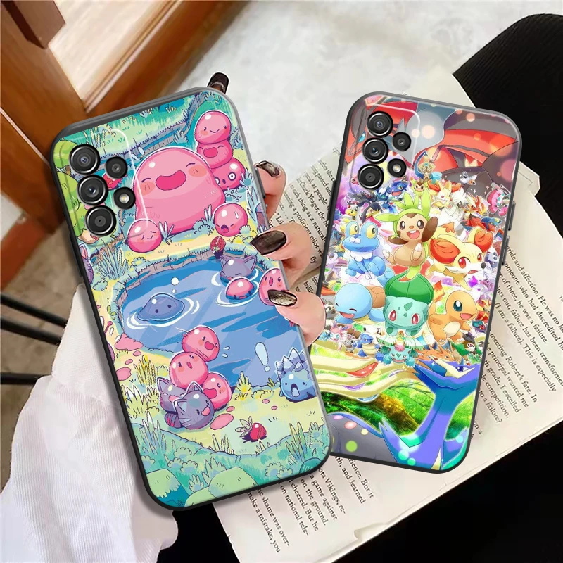 

Pokemon Pikachu Phone Cases For Samsung Galaxy A21S A31 A72 A52 A71 A51 5G A42 5G A20 A21 A22 4G A22 5G A20 A32 5G A11 Funda