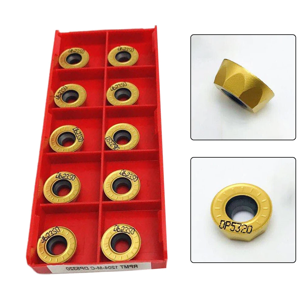 

Best Latest Business Insert Milling Cutters RPMT1204-M-C DP5320 Yellow Brand New Carbide For SRDPN/SRAPR/EMR 6R