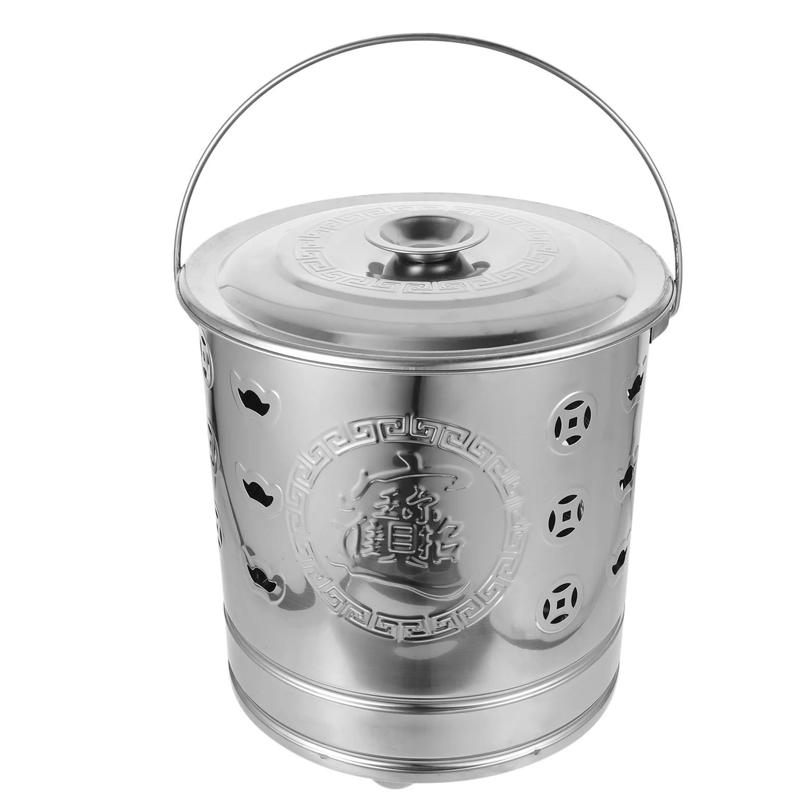 

Stainless Steel Furnace Fire Bucket Best Drill Bits Incinerator Cage Money Burn Container Bowl