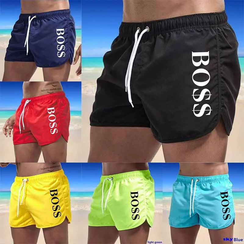 

Cool Summer 2023: Fashion Print Men's Swim Shorts and Women's Sexy Beach Shorts for Couples, Colorful Swimming Trunks