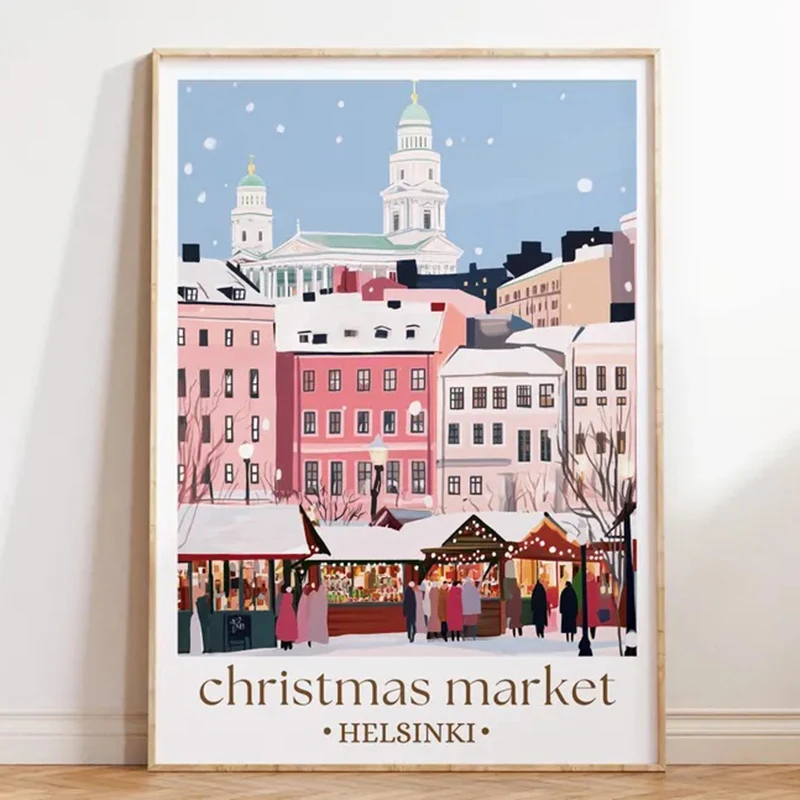 

Печать на холсте Helsinki Christmas Market