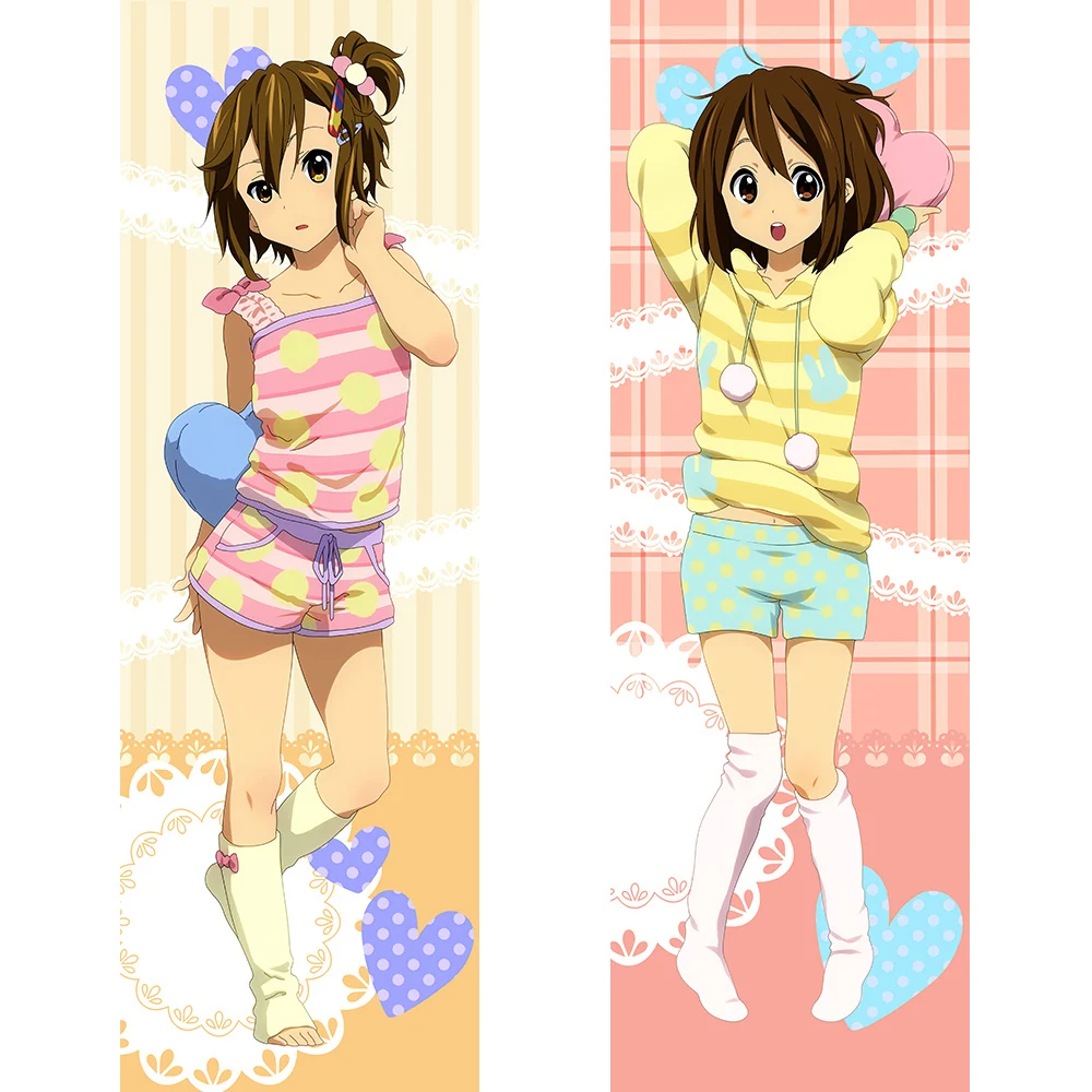 Женская подушка Dakimakura Hirasawa Yui Mio Tsumugi