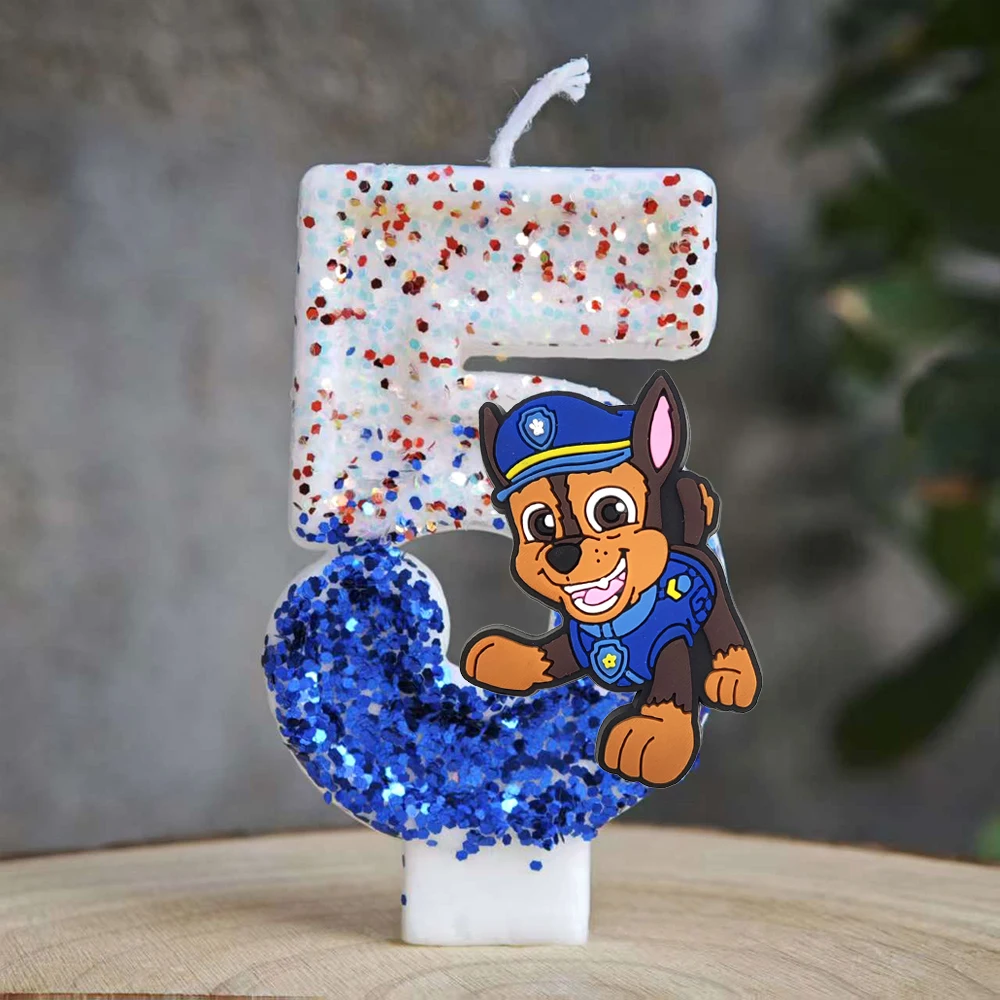 

Свеча «Щенячий патруль» в форме сердца