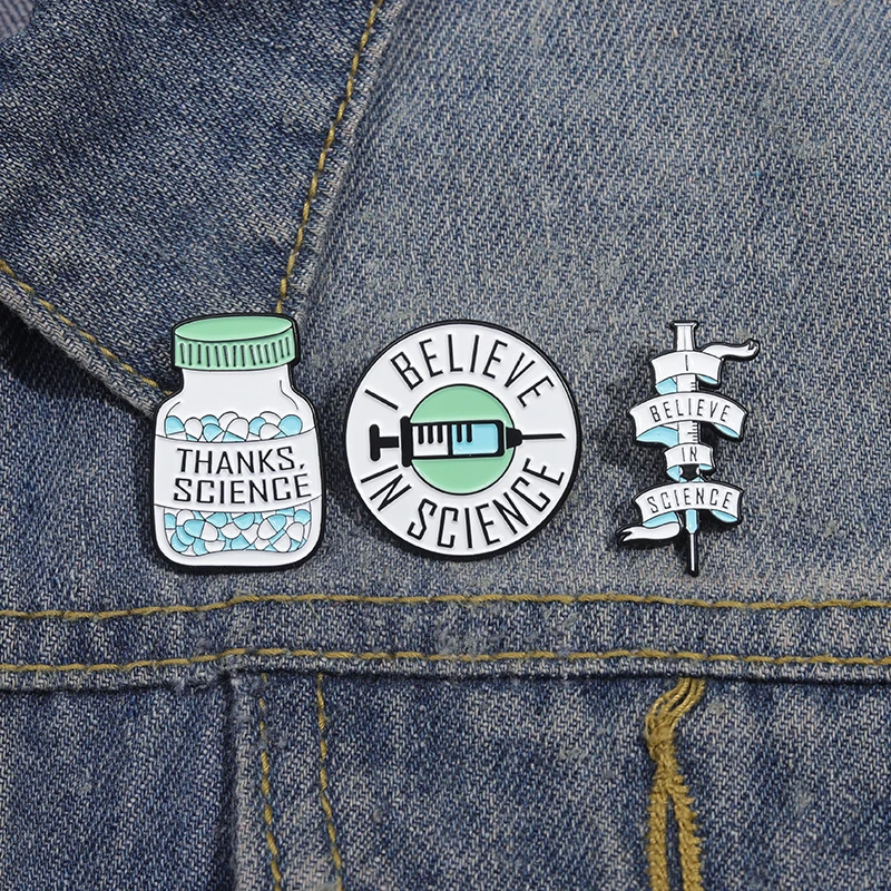 QIHOO унисекс медицинская брошь-спрей модные металлические украшения в форме