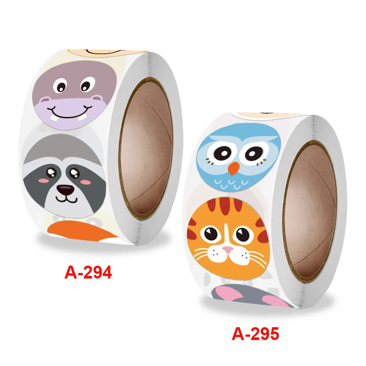 

500Pcs Cartoon Animal Cute Stickers Interest For Reward Child Kid Labels Gift Decoration Adhesive Envelope Sealing Scrapbook
