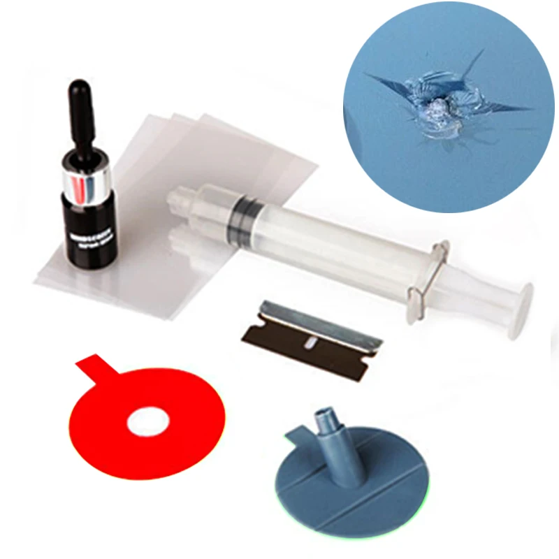 

DIY Car Windshield Repair Kit Tools Protective Decorative Stickers Assessoires Auto Glass Windscreen Repair Set Give Door Handle