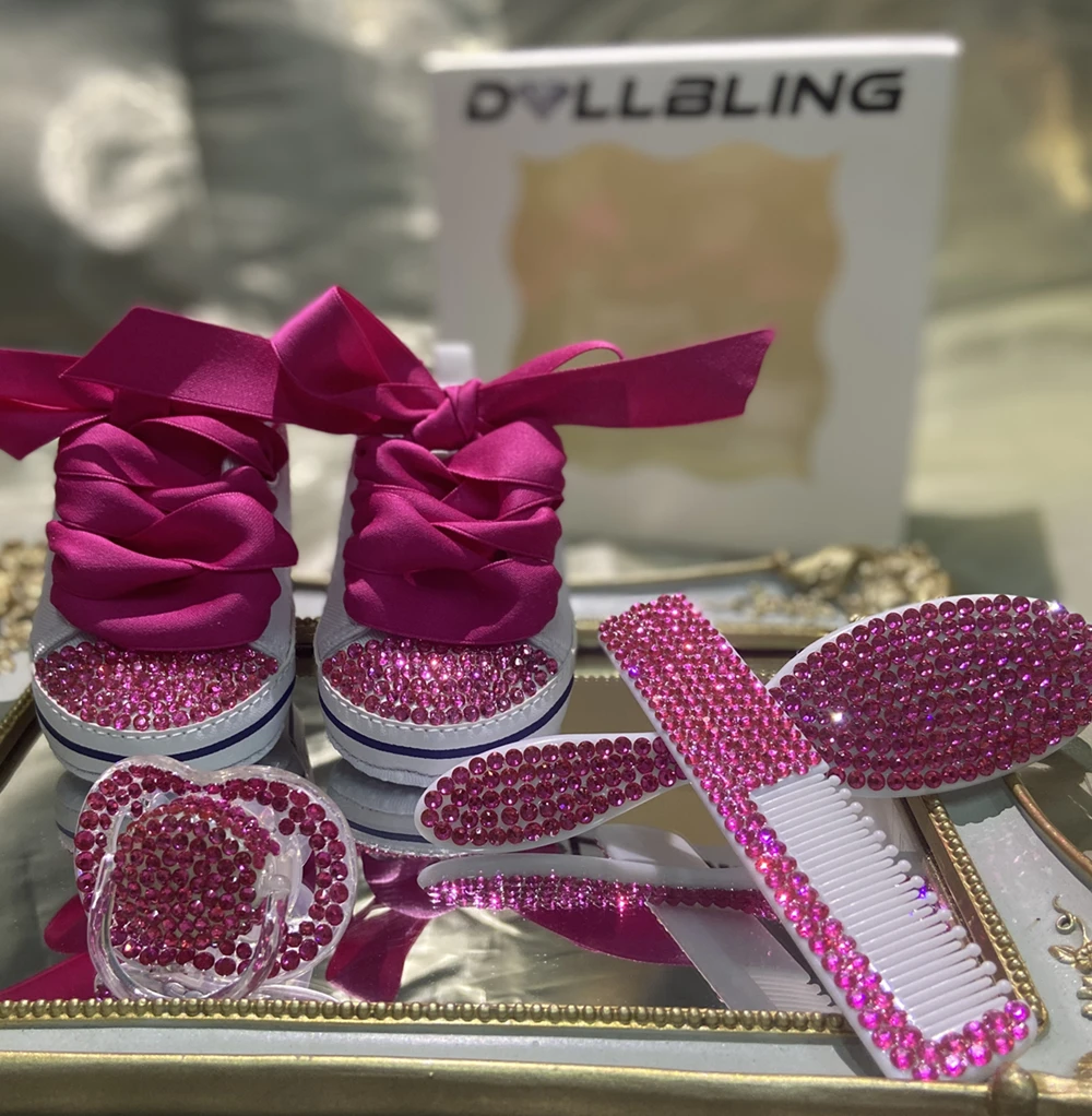 Роскошная детская расческа Dollbling и Бриллиантовая юбка-пачка с красной подошвой