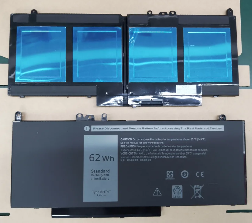 Оригинальное качество 7 6 В 62WH 6MT4T аккумулятор для ноутбука DELL Latitude E5470 E5570 M3510 15