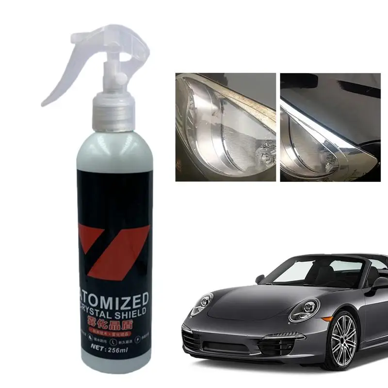 

universal 256ml Car Ceramic Coating Spray Paint Quick Detailer Agent Hydrophobic Shine And Protection 9H Hardness 8.6 Fl Oz