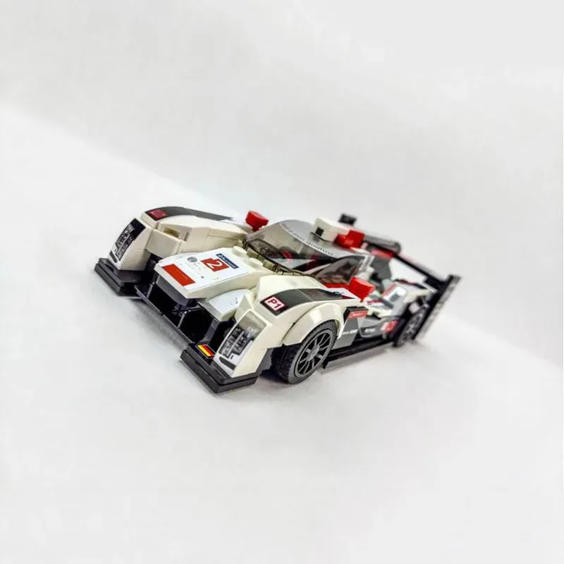 305 шт. MOC Le Mans Race Speed Champions DIY R18 QUATTRO # 2 строительные блоки гонки 2014 сборная модель
