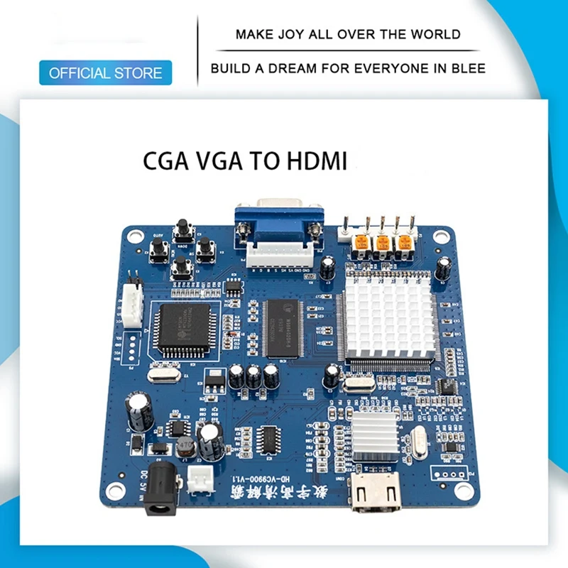 Конвертер для игр Vedeo RGBS / CGA EGA в HDMI-совместимая преобразовательная плата HD