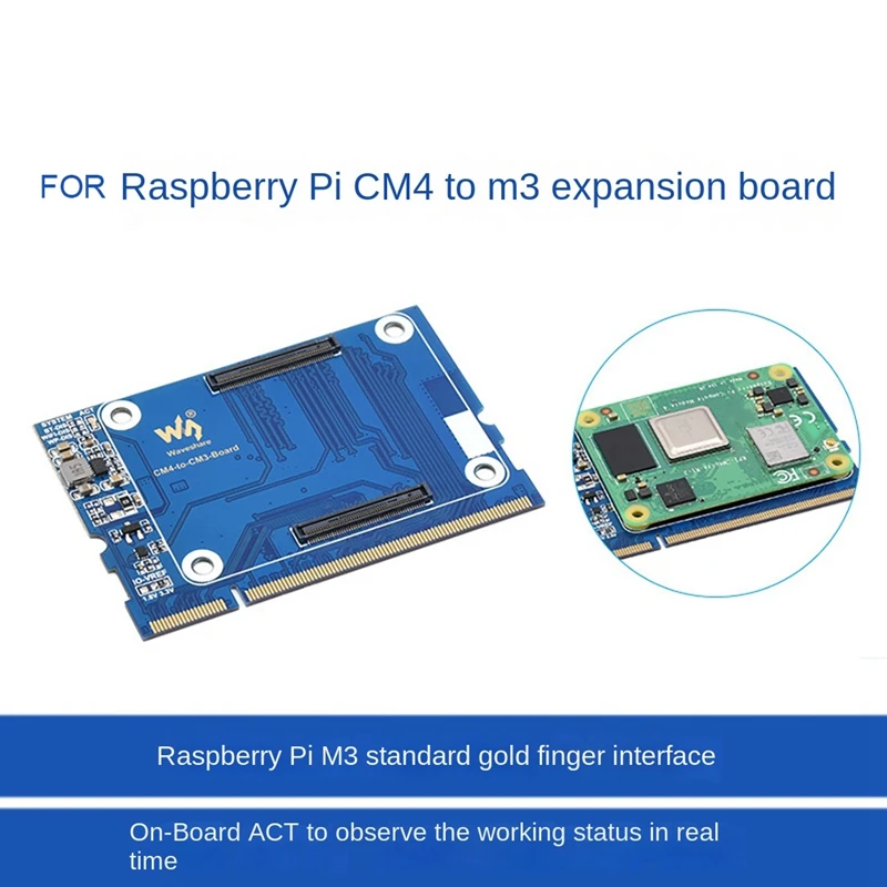 

Waveshare CM4 To CM3 Expansion Board For Raspberry Pi CM3/CM3+ Core Board Expansion Supports Access To CM4 Lite/EMMC Series