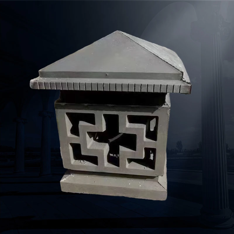 Полая форма лампы для балкона украшения ограждения римской колонны перила