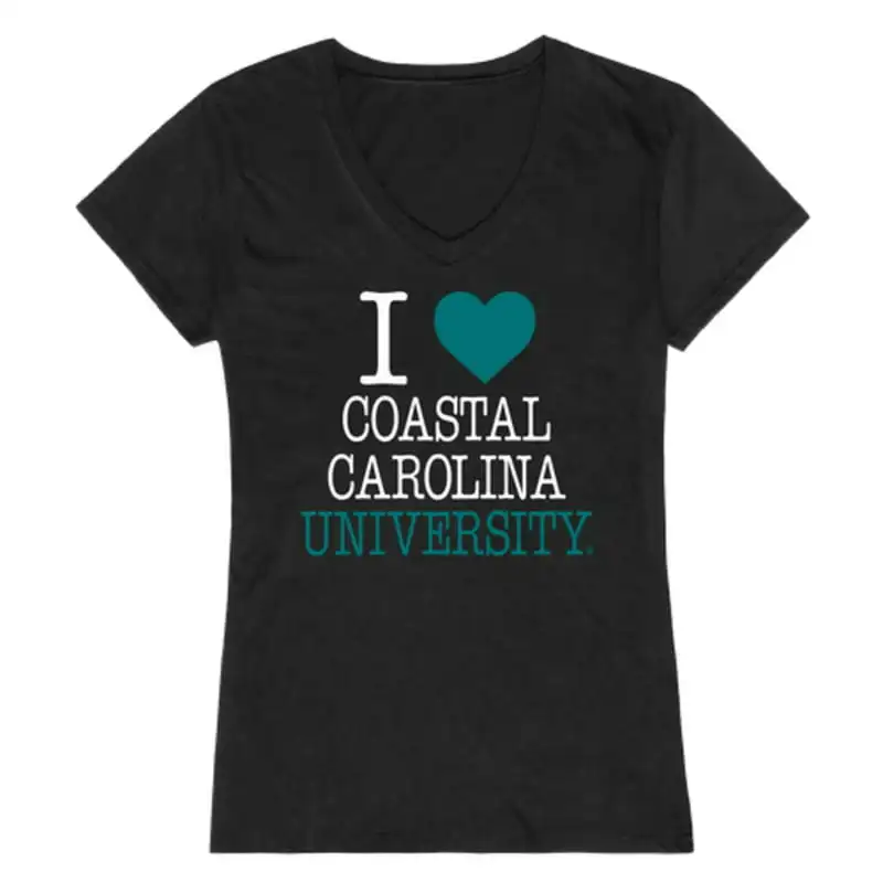 

Love CCU Coastal Carolina University Chanticleers Womens T-Shirt Black Small