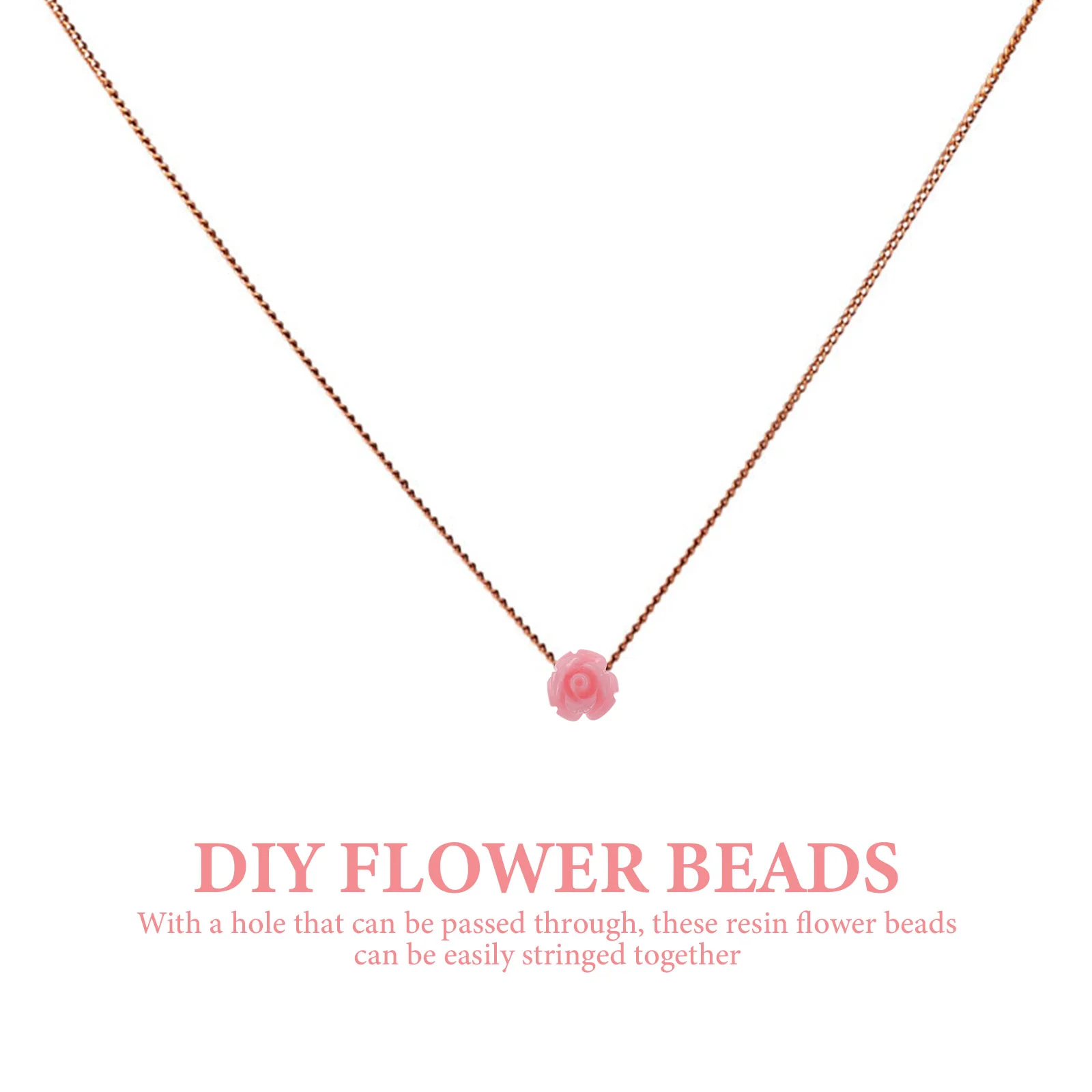 

Flower Beads Hair Accessory Making Accessories DIY Supplies Necklace Decoration Loose Jewelry