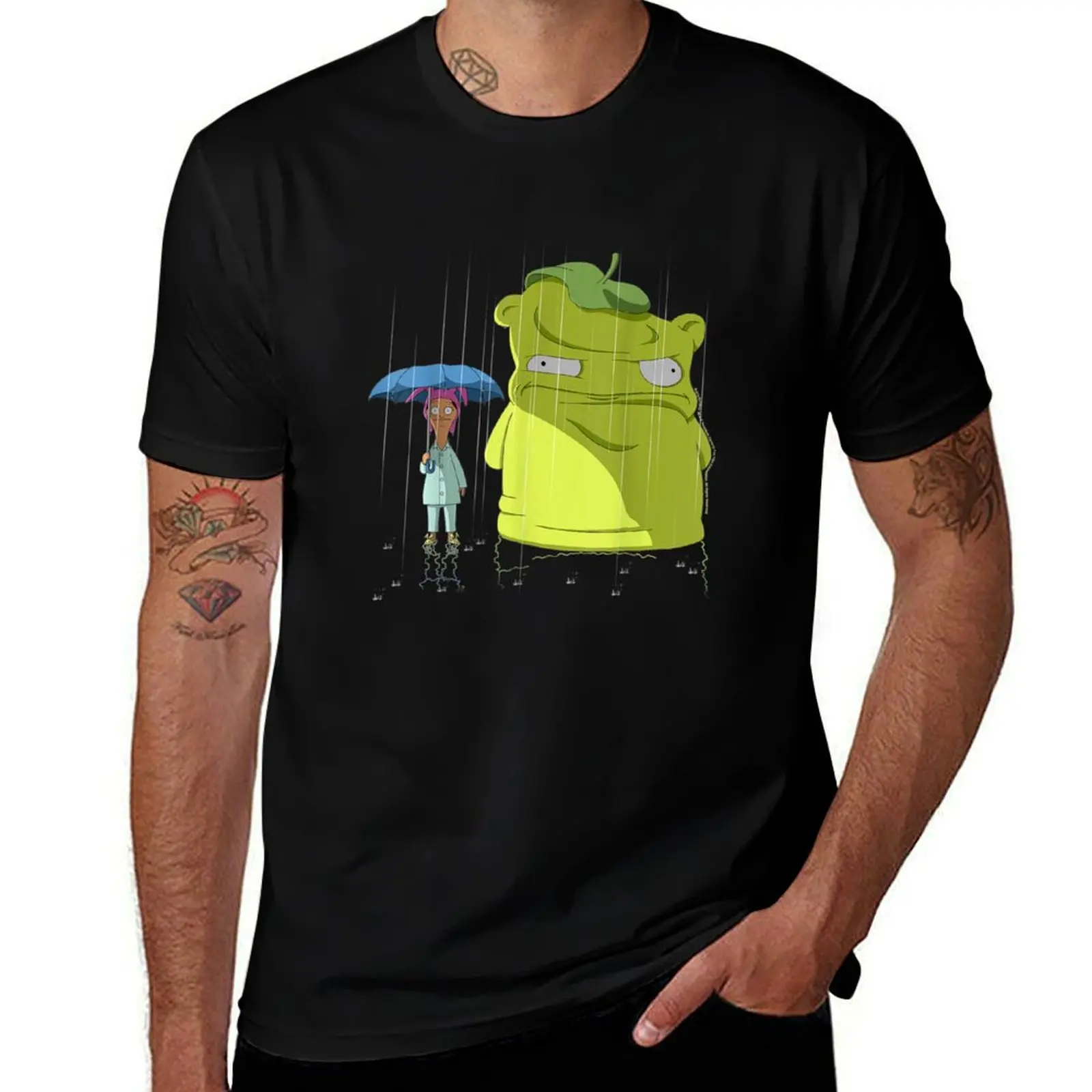 Фото Футболка Bobb's Burgerszz L.o.u.i.s.e Kuchi Kopi Rain, забавные футболки, темный юмор, футболка №1