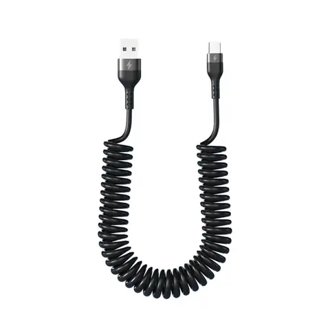 Пружинный автомобильный кабель для быстрой зарядки Redmi POCO Realme, 5 А, 66 Вт
