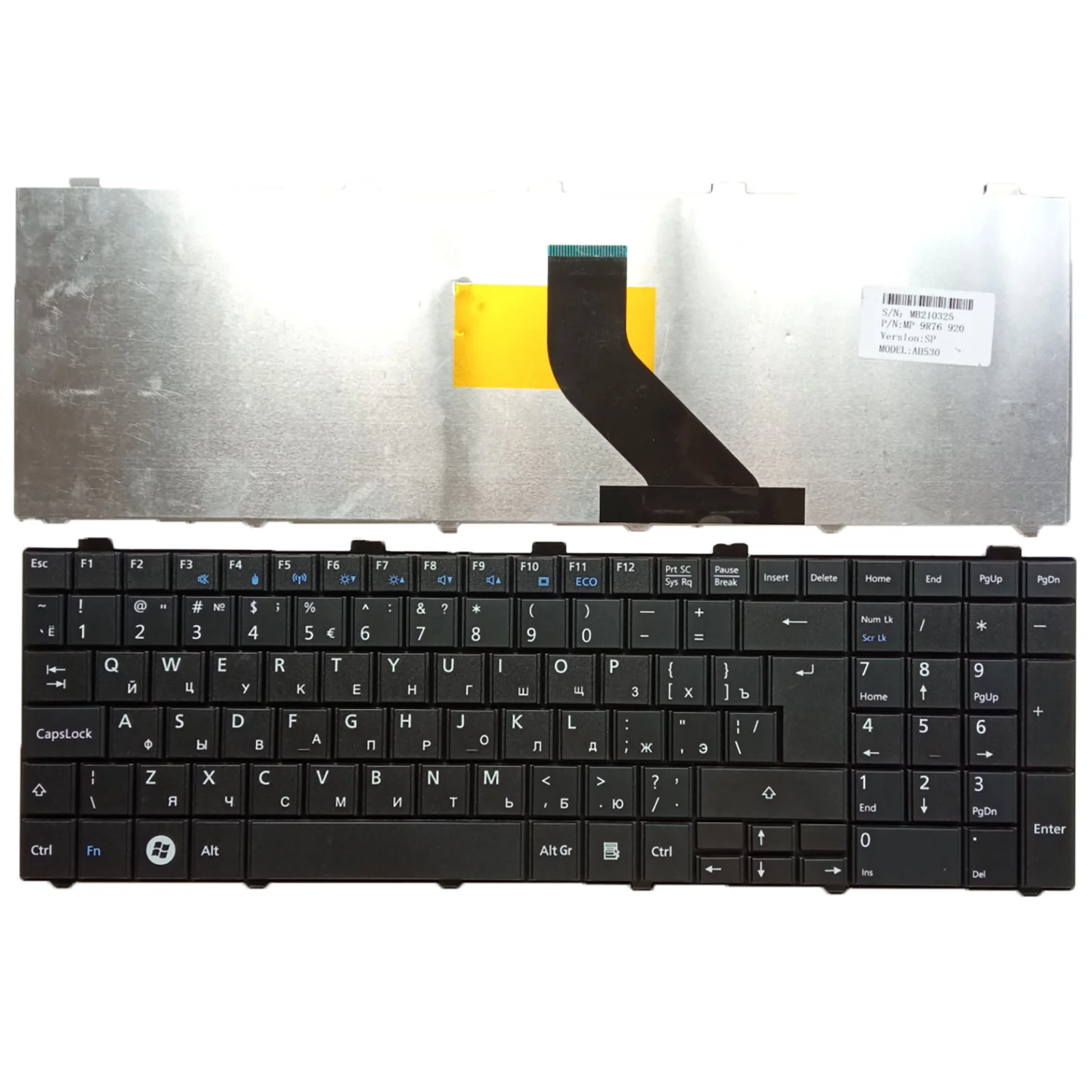 Новая клавиатура для Fujitsu Lifebook A530 AH530 A531 AH531 NH751 RU