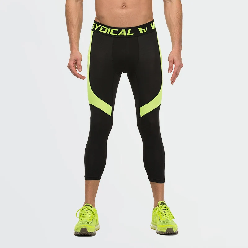 B707 мужские компрессионные брюки бриджи для бега леггинсы баскетбола фитнеса