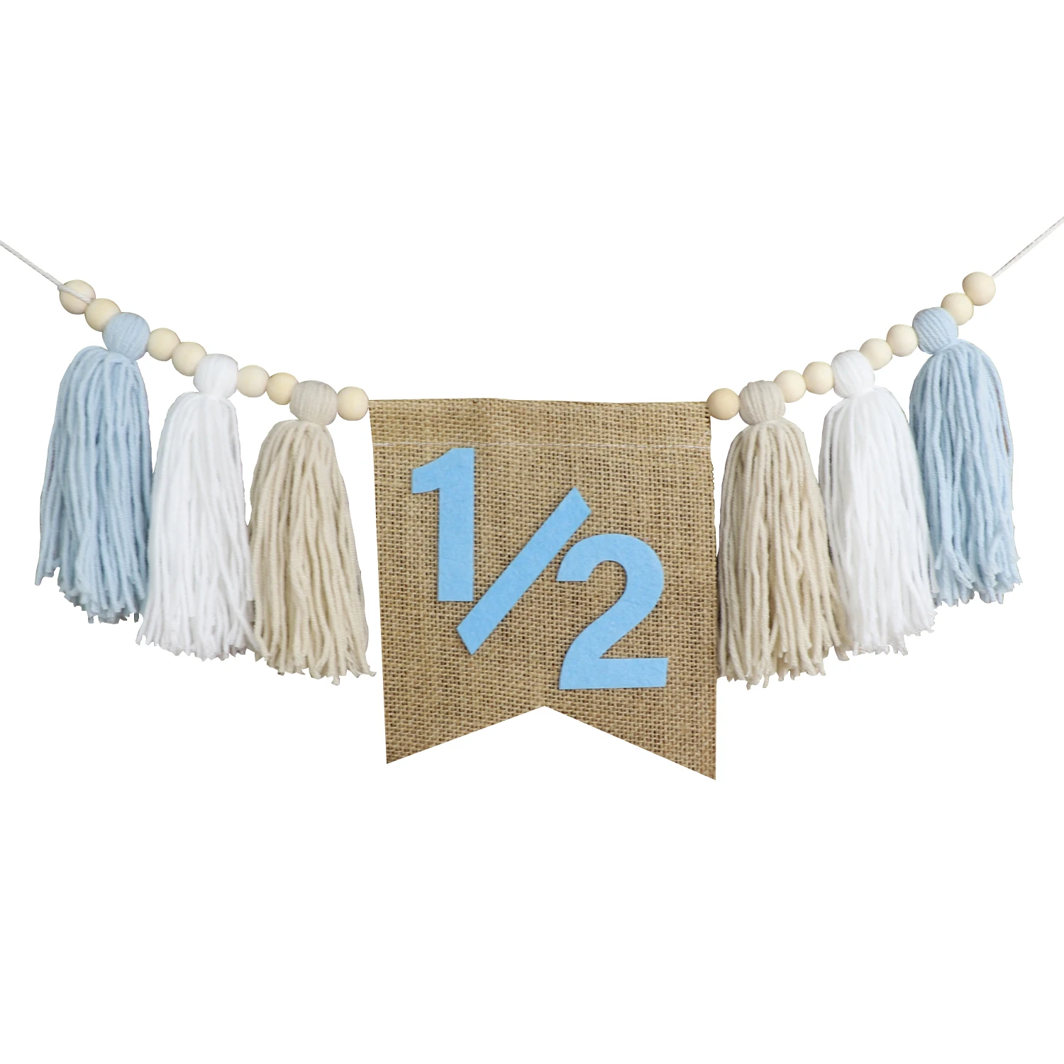 

Деревянная гирлянда для стула, бохо, 6 месяцев