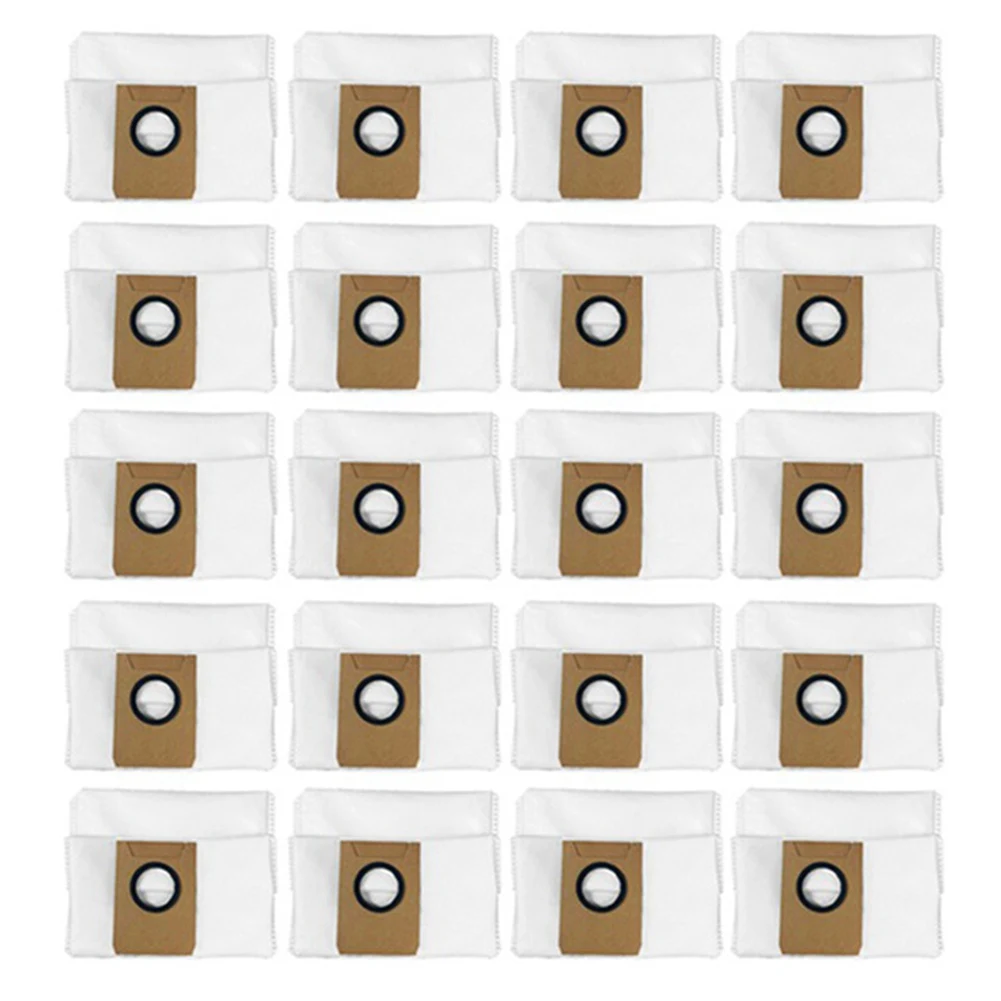 

For ECOVACS DEEBOT X1 OMNI Robot Vacuum Cleaner High Capacity Leakproof Dust Bag Replacement Parts, 20 Pack