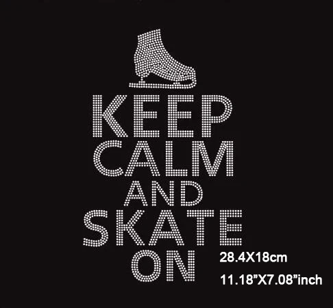 3 шт./лот (28 4X18 см) обувь для катания на коньках и буквенный узор со стразами мотив