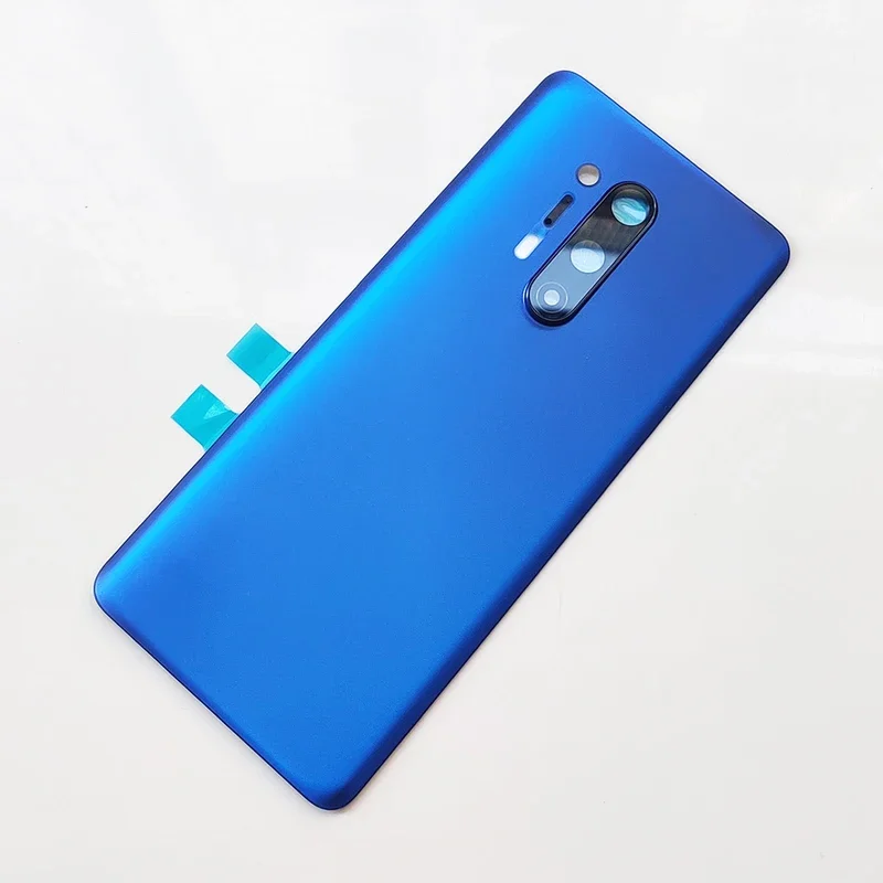 Задняя стеклянная крышка для OnePlus 8 Pro задняя запасная батарея корпуса One Plus