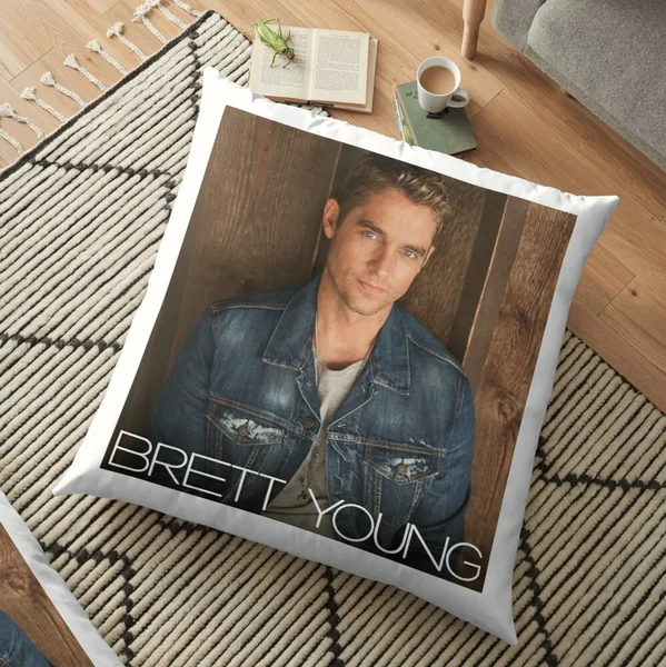 

Delapanmaret Brett Young Home Pillow Sofa Car Bed Sofa Pillow Case Bedroom Decoration Cushion Cover