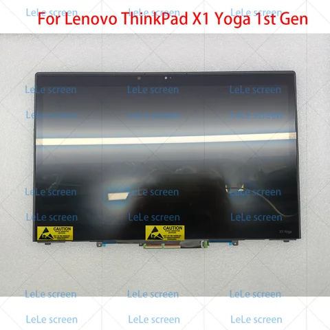 ЖК-дисплей 14 дюймов для Lenovo ThinkPad X1 Yoga 1-го поколения, сенсорный экран 2016 дигитайзер 01AY702 00UR191 01AY703 00UR190 00UR192 в сборе