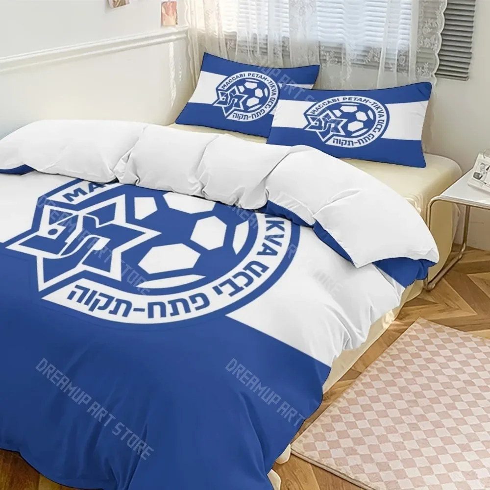Фото Комплект постельного белья 3D Print Maccabi Petah Tikva 2026: пододеяльник, наволочки, для кроватей Twin, Queen, King, Full Size. Домашний текстиль для мальчиков, девочек и взрослых. №5