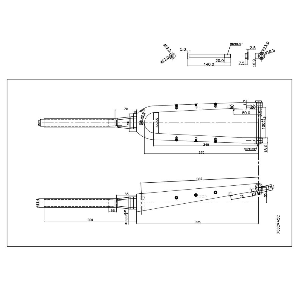 CW Gravel Fork 700C Disc Full Carbon Fiber Road Bike 100*12mm for bicycle frame carbon fork 700*45C/650B*2.1 | Спорт и развлечения