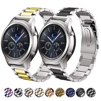 22mm metal strap for samsung galaxy watch 3 45mmhuawei watch 3 gt3amazfit gtr stainless steel strap for 20mm galaxy watch 4