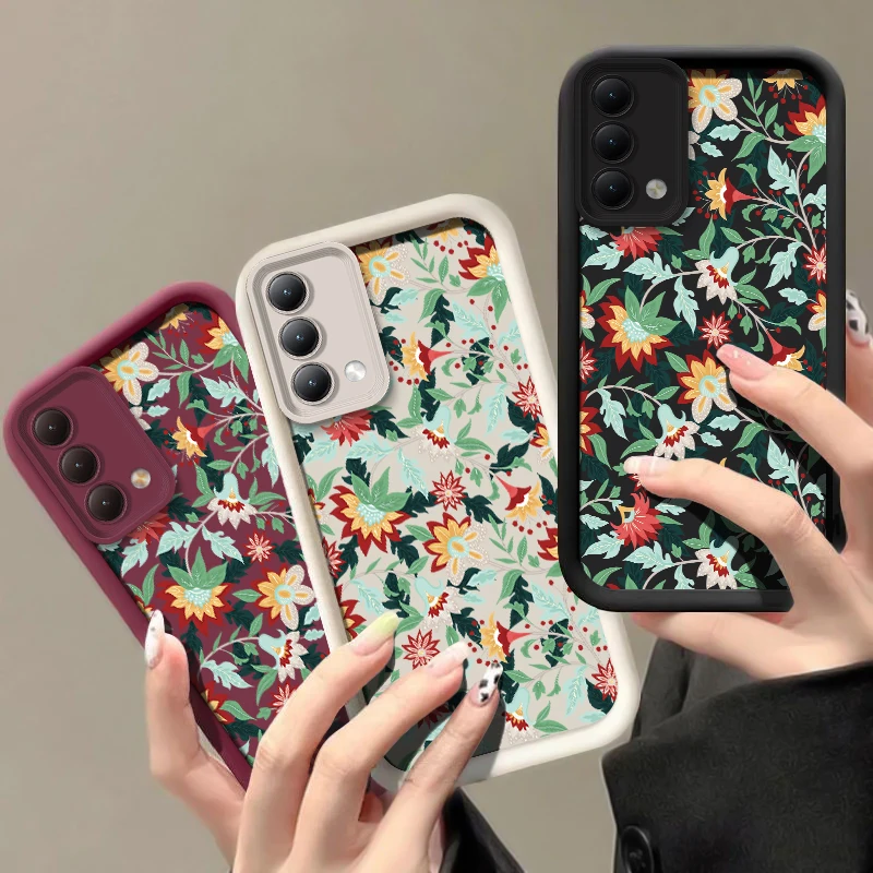 Фото Чехол для телефона с цветочным рисунком для Infinix Pova 9 7 Ultra 6 Neo Camon 50 40 Pro Spark 40C 30 Pro 6 Go 1 2024 2023, противоударный чехол №2