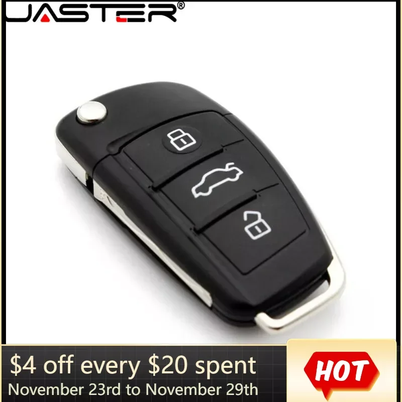 

JASTER High Speed U Disk 64GB Plastic Car Key USB 2.0 32GB Flash Drive 8GB Pen Drives 16GB Waterproof Memory Stick Business Gift
