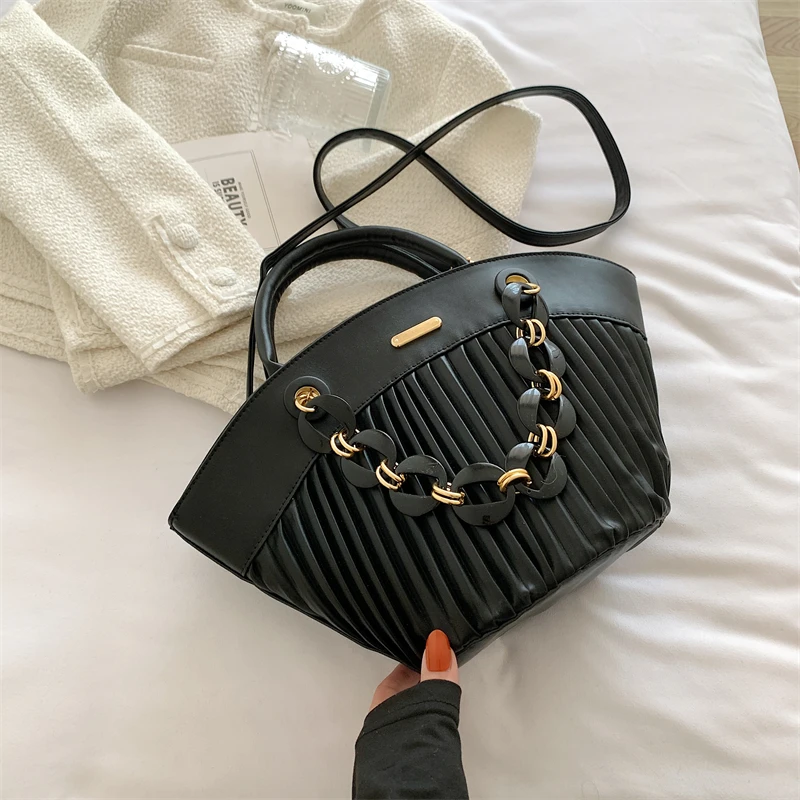 

2022 Popular PU Shell Bag For Women Casual Chain Cross Body Fashion Small Shoulder Bag Wholesale Ladies Good Quality Handbag