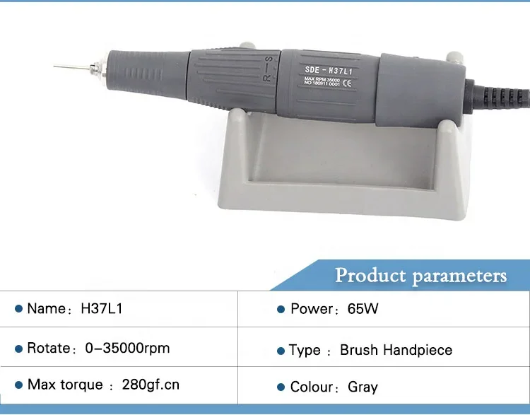 Den Tal Champion 3 типа микромотор 35000 об/мин 65 Вт профессиональный маникюрный набор