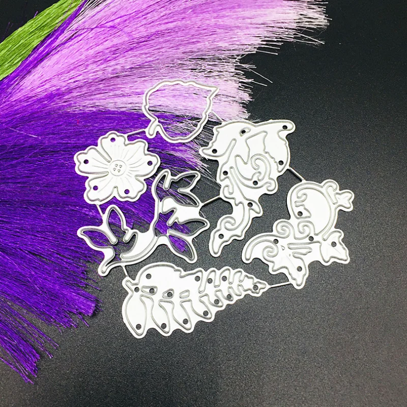 Металлические Вырубные штампы с несколькими листьями высечка сделай сам для