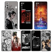 phone case for samsung galaxy m62 m52 m51 m32 m31 m22 m01 f62 f52 f41 f42 f22 f12 cases cover anime attack on titan eren yeager