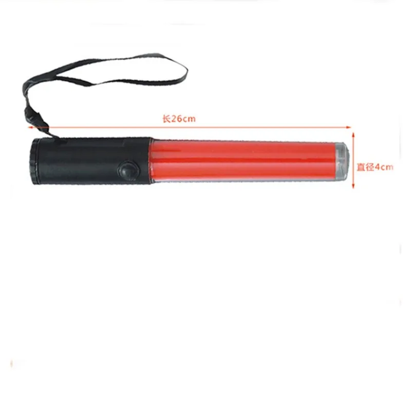 

Outdoor Safety LED Traffic baton Safety Signal Warning Flashing at night Wand Baton by hand Police ref baton 260mm Night Light