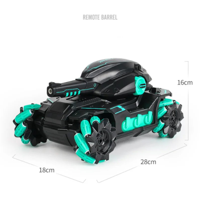 Водяная бомба 2 4G RC Tank свет радиоуправляемого автомобиля музыкальные съемки